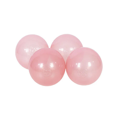 Ballenbakbal 7 cm Transparant roze