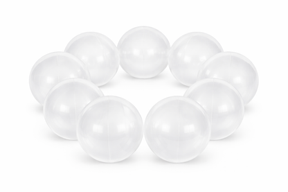 Ballenbakballen 8 cm Transparant