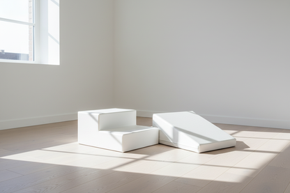 Trap en glijbaan blok in kinderkamer