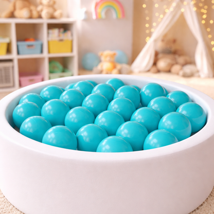 Ballenbakballen 8 cm Turquoise