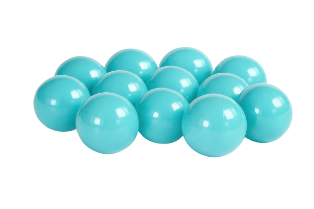 Ballenbakballen 7 cm Turquoise
