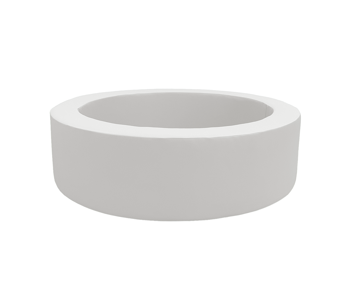 Professionele Ronde ballenbak van kunstleer – Ø 148 cm, hoogte 40 cm - in 19 kleuren