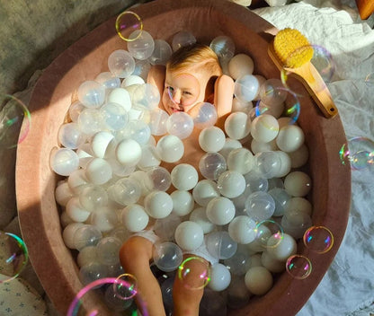 Ballenbakballen 8 cm Transparant