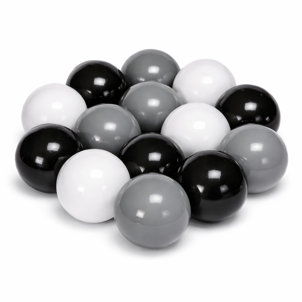 Ballenbakballen 8 cm Wit