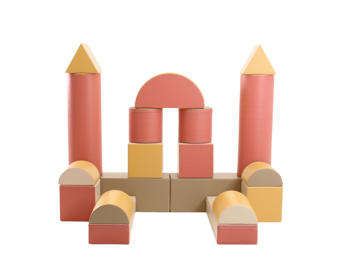 IGLU Fort voor Peuters 19-delig – Soft Play Foamblokken - in 2 kleuren
